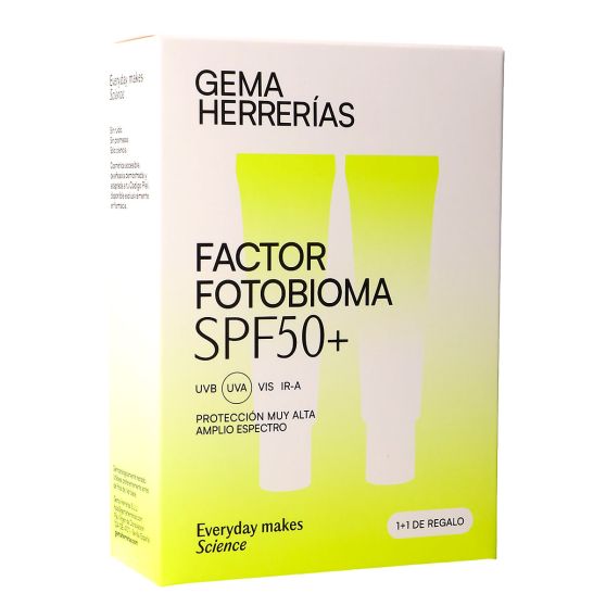 gh PACK 1+1 Factor Fotobioma SPF50+ 50+50ML Gema Herrerias