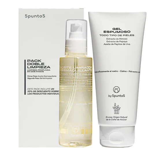 5punto5 PACK DOBLE LIMPIEZA ACEITE + GEL DE LIMPIEZA