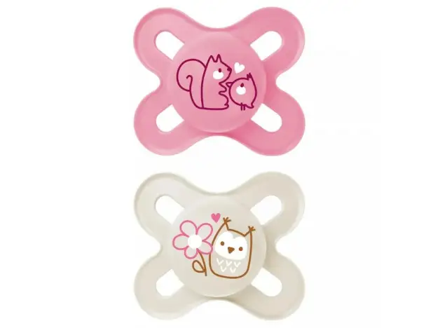 Mam chupete original start 0 2 silicona rosa