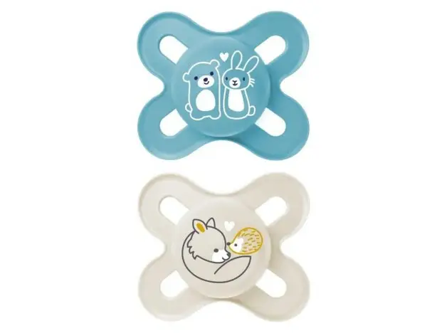 Mam chupete original start silicona 0 2 azul