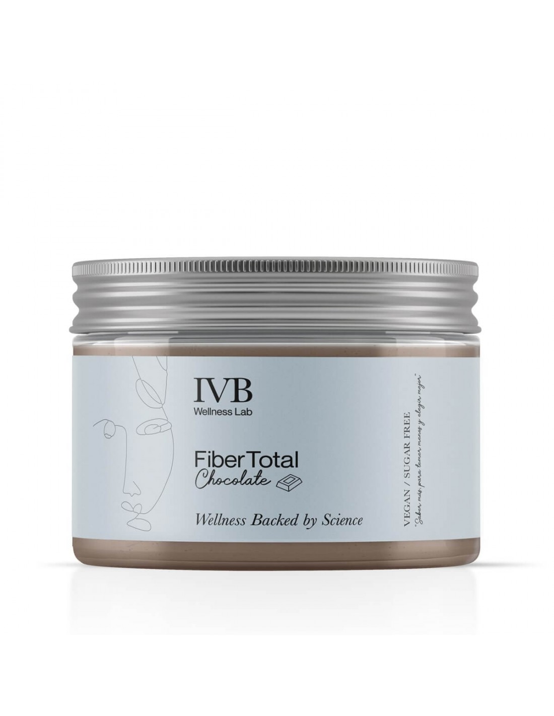 Ivb wellness fibertotal sabor chocolate 120gr