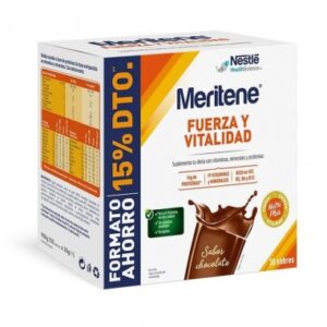 MERITENE FUERZA Y VITALIDAD SABOR CHOCOLATE 30 SOBRES