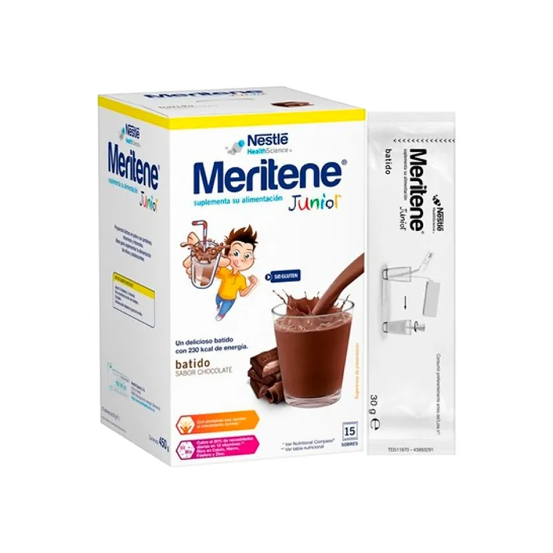 Meritene junior 15 sobres chocolate