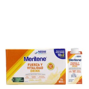MERITENE DRINK FUERZA Y VITALIDAD VAINILLA 12X180ML