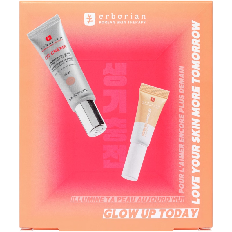 Erborian Cofre CC Crema SPF 30 Clair 15ml + Super BB Concealer Nude 3ml