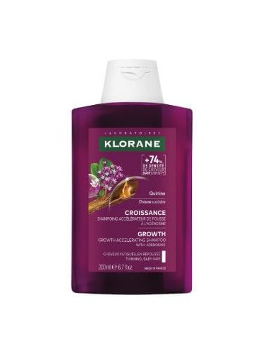 Klorane champu acelerador del crecimiento a la adenosina 200ml