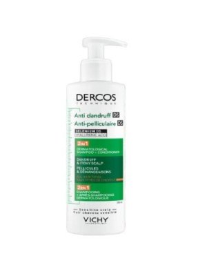 Vichy Dercos Champú Acondicionador Anticaspa DS 2 en 1 390mL