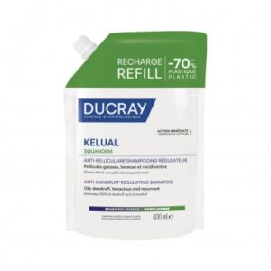 Ducray Recarga Kelual Squanorm Anticaspa Champú Regulador 400mL