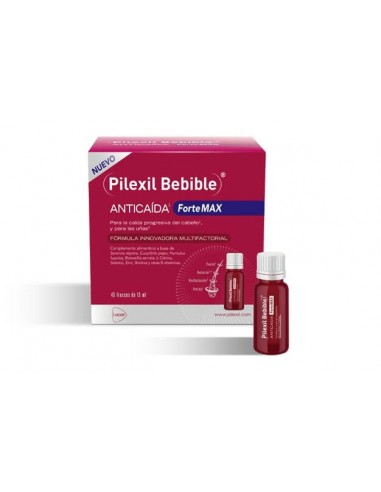 Pilexil Bebible Anticaída ForteMax 30 Frascos 15mL