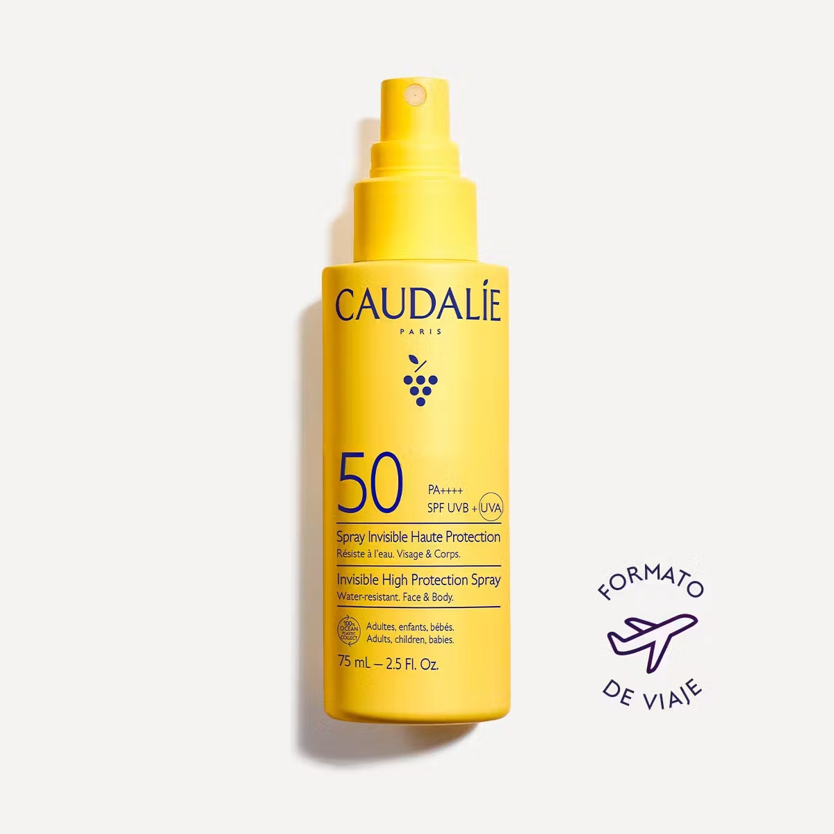 Caudalíe Spray Invisible de Alta Protección SPF50 75mL