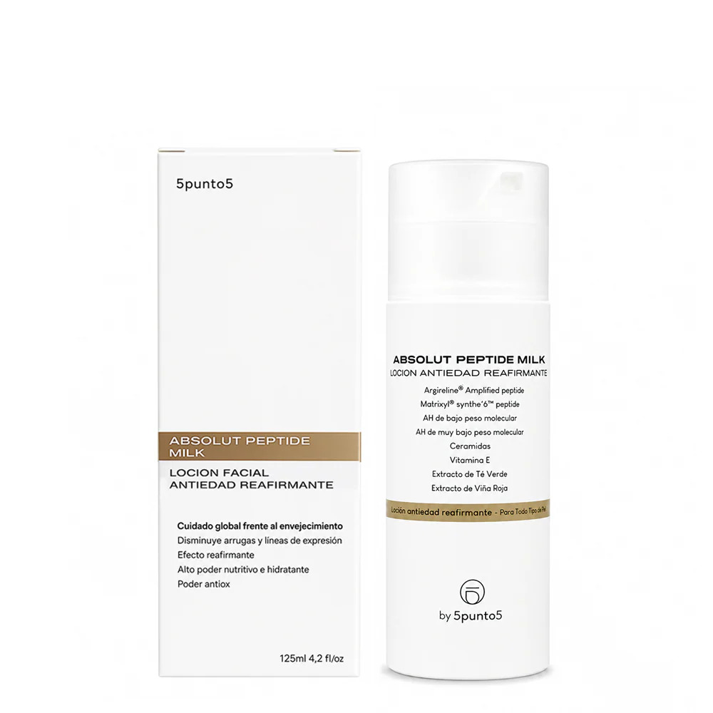 5 punto 5 Absolut Peptide Milk Loción Facial Antiedad Reafirmante 125mL