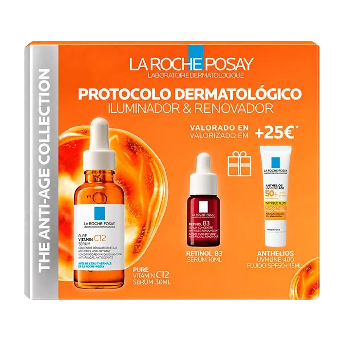 LA ROCHE POSAY PROTOCOLO DERMATOLÓGICO ILUMINADOR & RENOVADOR