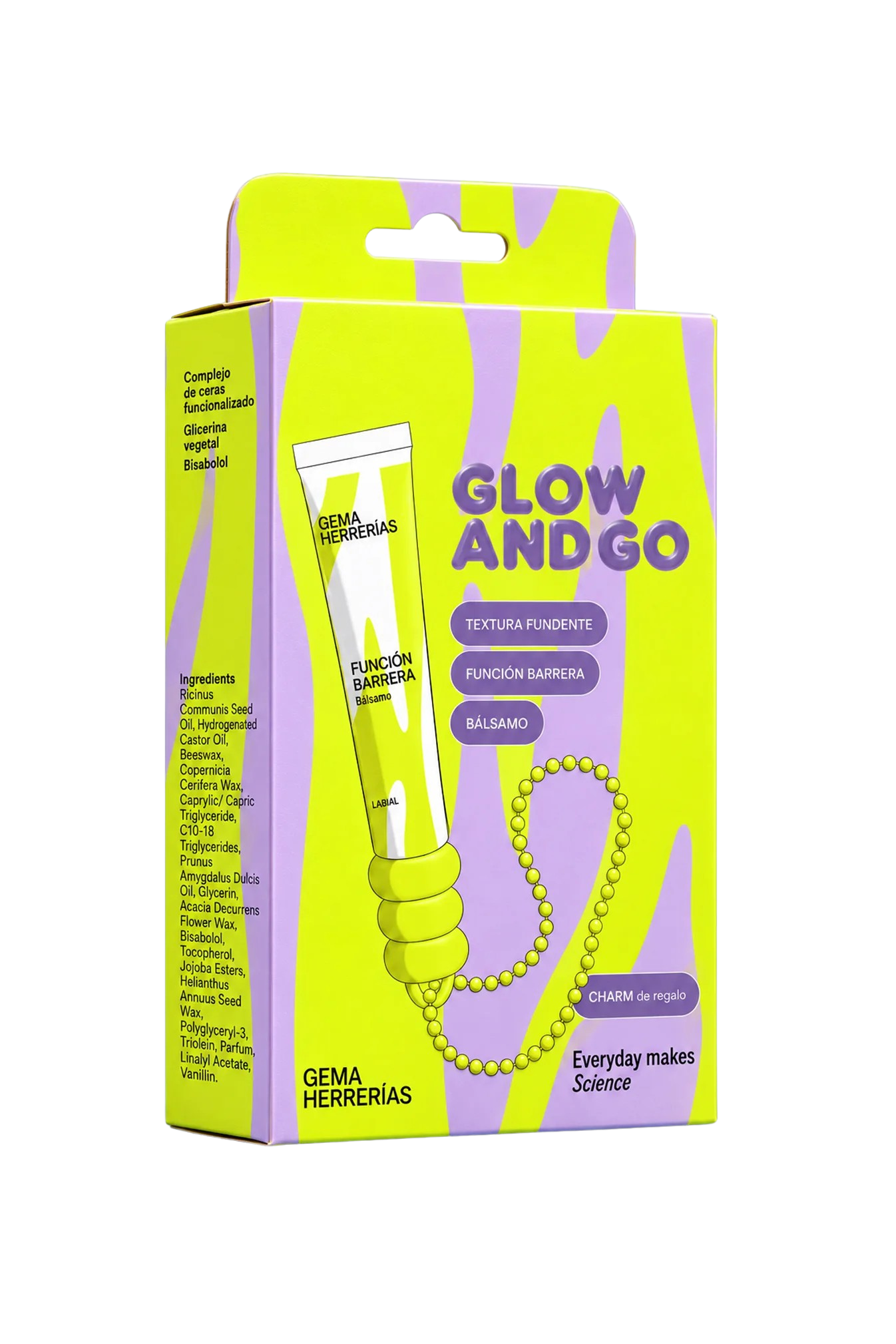 GH GLOW AND GO BÁLSAMO LABIAL GEMA HERRERÍAS 15ML