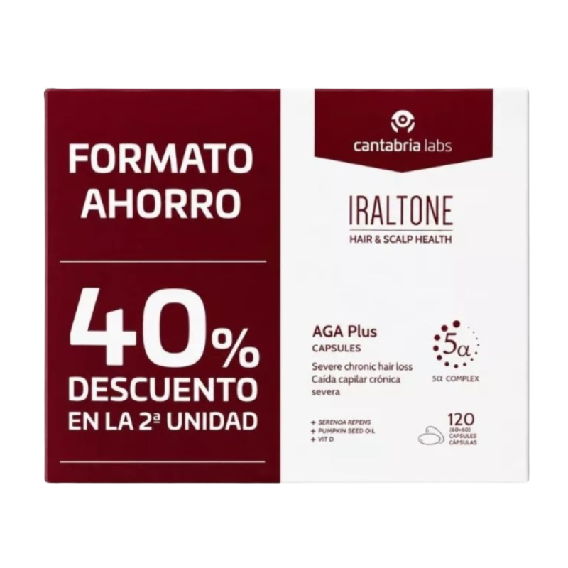 FORMATO AHORRO IRALTONE AGA PLUS 120 CÁPSULAS