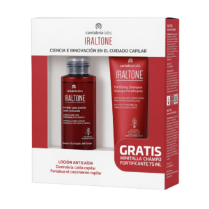 IRALTONE LOCIÓN ANTICAÍDA 100ML + MINI TALLA CHAMPÚ FORTIFICANTE DE REGALO